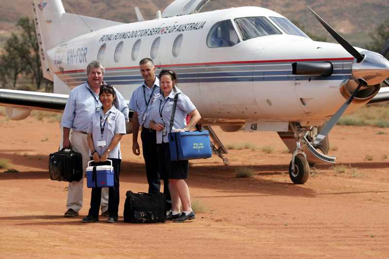 Echipaj Flying doctor din Australia